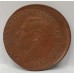AUSTRALIA 1952 . ONE 1 PENNY . ERROR . RARE OFF CENTRE MIS-STRIKE